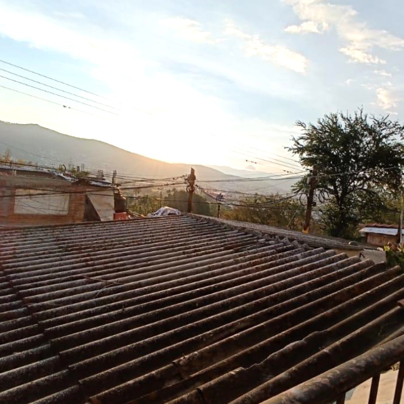 Second floor panoramic views from house private property for sale in el centro of Oaxaca, Mexico on Calle Panorámica del Fortín