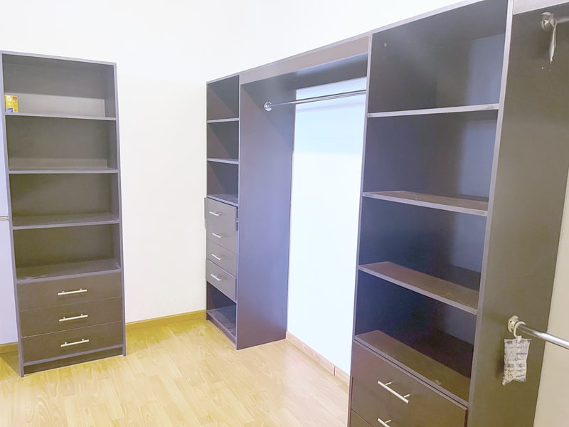 Walk in closet off the master bedroom of a six bedroom house for rent in Oaxaca de Juarez
